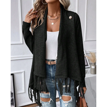 Load image into Gallery viewer, Eleonore - Strickjacke mit Quasten