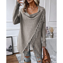 Load image into Gallery viewer, Eleonore - Strickjacke mit Quasten