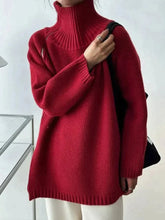 Load image into Gallery viewer, Karina - Roter Baumwollpullover