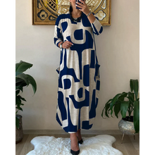Load image into Gallery viewer, Claire - Kleid mit Langen Ärmeln und Druck
