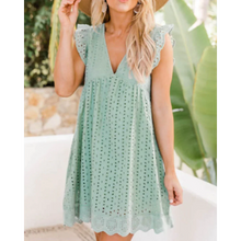 Load image into Gallery viewer, Farah - Spitzenkleid über dem Knie