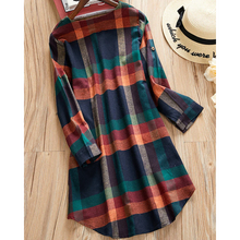 Load image into Gallery viewer, Delia - Kariertes Sommer Midikleid
