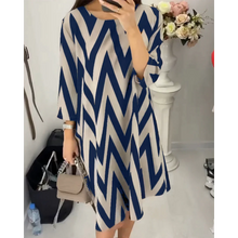 Load image into Gallery viewer, Thalia - Lockeres Zickzack-Kleid