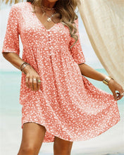 Load image into Gallery viewer, Jehaia - Sommerkleid mit Blumenmuster