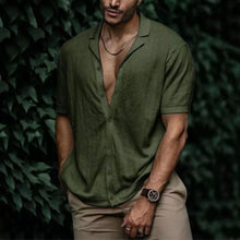 Load image into Gallery viewer, Bram - Einfache Strickjacke aus Baumwolle für Herren