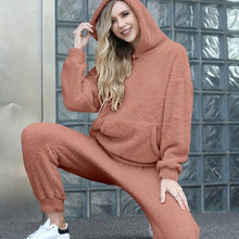 Load image into Gallery viewer, Charina - Stylischer Fleece Teddy-Zweiteiler Lounge Set