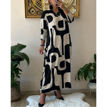 Load image into Gallery viewer, Claire - Kleid mit Langen Ärmeln und Druck