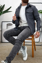 Load image into Gallery viewer, Theo - Premium-Knopfleiste Jacke