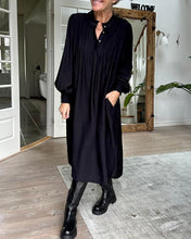 Load image into Gallery viewer, Myza - Langes Winterkleid aus Baumwolle