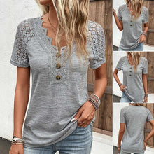 Load image into Gallery viewer, Rochelle - Elegantes Allure Spitzen-T-Shirt