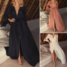Load image into Gallery viewer, Elsa - Boho Brise Maxi Sommerkleid