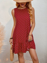 Load image into Gallery viewer, Felicia - Lässiges ärmelloses Kleid mit Rundhalsausschnitt