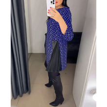 Load image into Gallery viewer, Eleonora - Bedrucktes Kleid mit Rundem Kragen