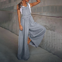Load image into Gallery viewer, Felicia - Denim Sommer Jumpsuit