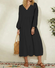 Load image into Gallery viewer, Lily - Sommer Einfarbiges Kleid