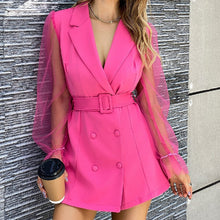 Load image into Gallery viewer, Sammy - Langärmeliges Kleid aus Mesh