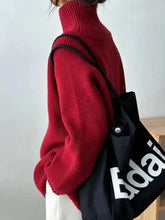 Load image into Gallery viewer, Karina - Roter Baumwollpullover