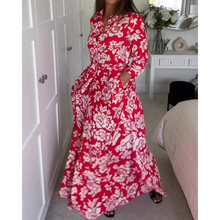 Load image into Gallery viewer, Jessable - Florales Sommer Maxikleid