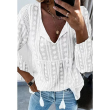 Load image into Gallery viewer, Anja - Elegantes Oberteil mit Lockerem V-Ausschnitt