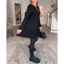 Load image into Gallery viewer, Vicky - Einfaches Langärmeliges Kleid