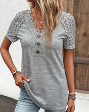 Load image into Gallery viewer, Rochelle - Elegantes Allure Spitzen-T-Shirt