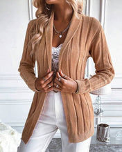 Load image into Gallery viewer, Daphnie - Dehnbare Strickjacke aus Baumwolle