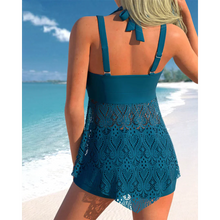 Load image into Gallery viewer, Bonney - Tankini-Anzug mit eingenähter Spitze
