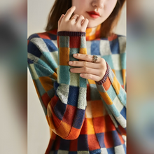 Load image into Gallery viewer, Nancy - Gestrickter Rollkragenpullover