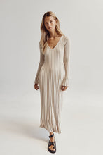 Load image into Gallery viewer, Agenly - Midi-Kleid mit langen Ärmeln