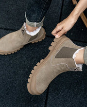 Load image into Gallery viewer, Jayson - Plüsch Herren Bequeme Stiefel