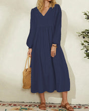 Load image into Gallery viewer, Lily - Sommer Einfarbiges Kleid