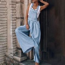 Load image into Gallery viewer, Felicia - Denim Sommer Jumpsuit