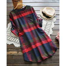 Load image into Gallery viewer, Delia - Kariertes Sommer Midikleid