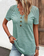 Load image into Gallery viewer, Rochelle - Elegantes Allure Spitzen-T-Shirt