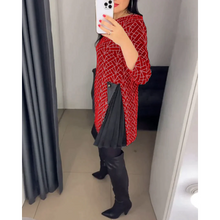 Load image into Gallery viewer, Eleonora - Bedrucktes Kleid mit Rundem Kragen