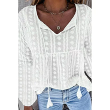 Load image into Gallery viewer, Anja - Elegantes Oberteil mit Lockerem V-Ausschnitt
