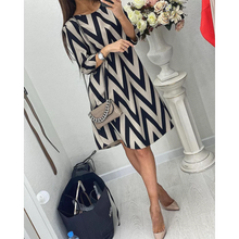 Load image into Gallery viewer, Thalia - Lockeres Zickzack-Kleid