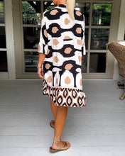 Load image into Gallery viewer, Jona - Bedrucktes Kleid mit 3/4 Ärmeln