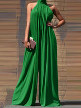 Load image into Gallery viewer, Ruthy - bedruckter Maxi-Romper mit weitem Bein