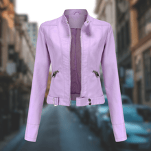 Load image into Gallery viewer, Rosana -  Stylische lederjacke