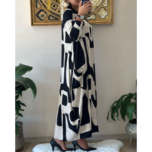 Load image into Gallery viewer, Claire - Kleid mit Langen Ärmeln und Druck