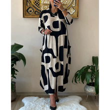 Load image into Gallery viewer, Claire - Kleid mit Langen Ärmeln und Druck