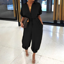 Load image into Gallery viewer, Zara - Knopf Spitzengürtel Jumpsuit
