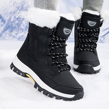 Load image into Gallery viewer, Diana - Damen Winterstiefel mit Pelzbesatz und Schnürung