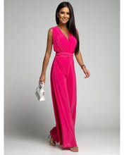 Load image into Gallery viewer, Silvia - Ärmelloser Jumpsuit mit V-Ausschnitt