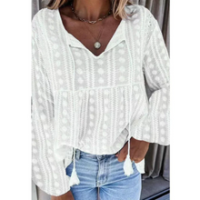 Load image into Gallery viewer, Anja - Elegantes Oberteil mit Lockerem V-Ausschnitt