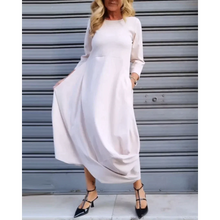 Load image into Gallery viewer, Geraliza - Einfaches Einfarbiges Taschenkleid