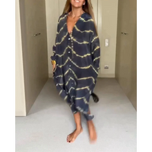 Load image into Gallery viewer, Melanie - Lockeres Kleid mit V-Ausschnitt