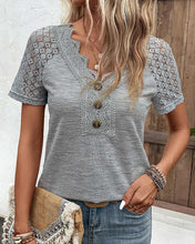 Load image into Gallery viewer, Rochelle - Elegantes Allure Spitzen-T-Shirt