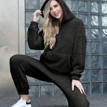 Load image into Gallery viewer, Charina - Stylischer Fleece Teddy-Zweiteiler Lounge Set